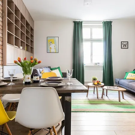 Sanhaus - Scandic - Z Balkonem 200 Metrow Od Plazy Apartment *